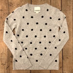 Polka Dot Cashmere Sweater